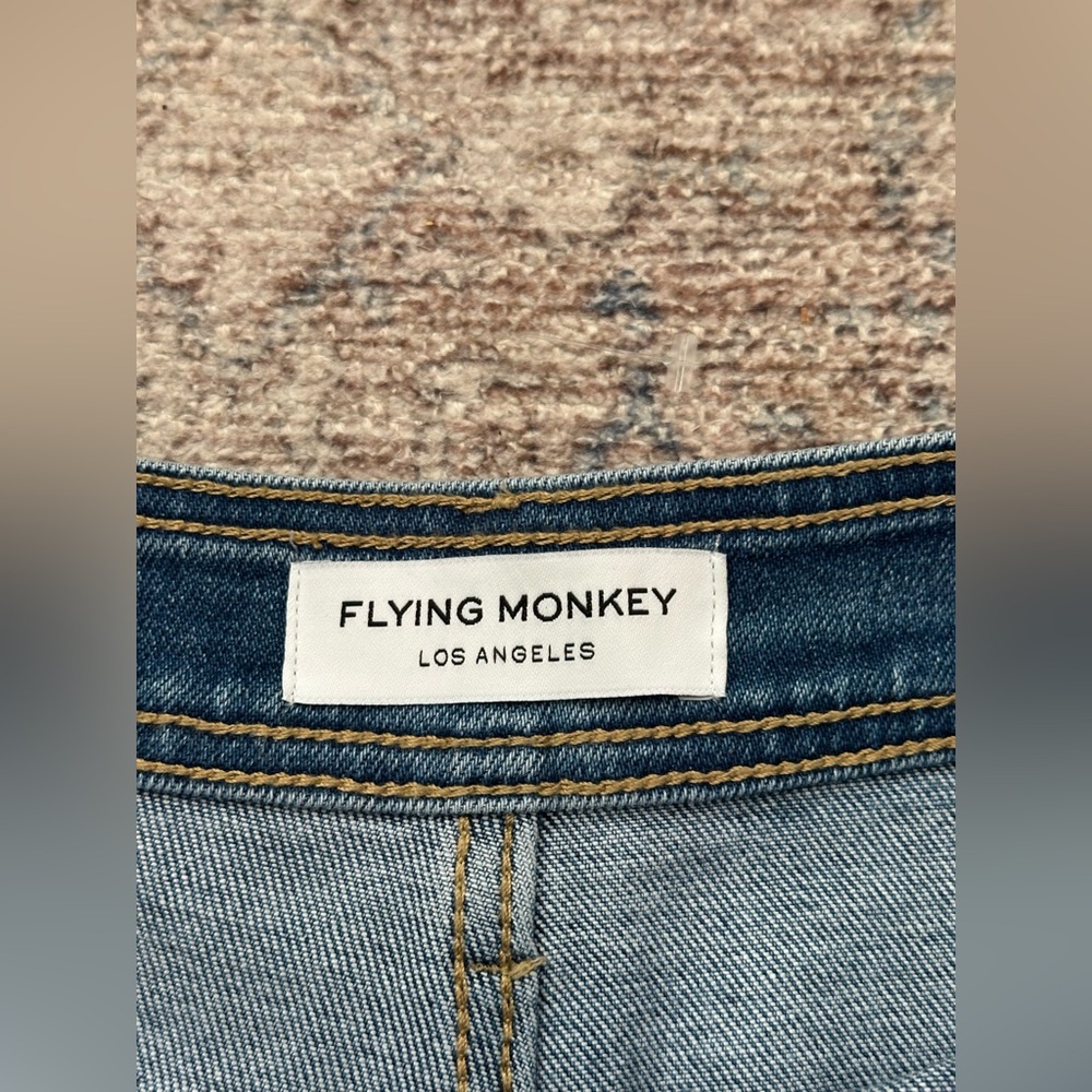 Flying Monkey Cropped Wide Leg Stretch Jean. Size 32 - Picture 5 of 7